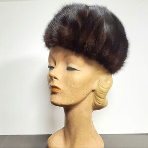 Vintage 60s Dr. Zhivago Mink Fur Hat